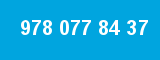 978 077 84 37 978 077 84 37
